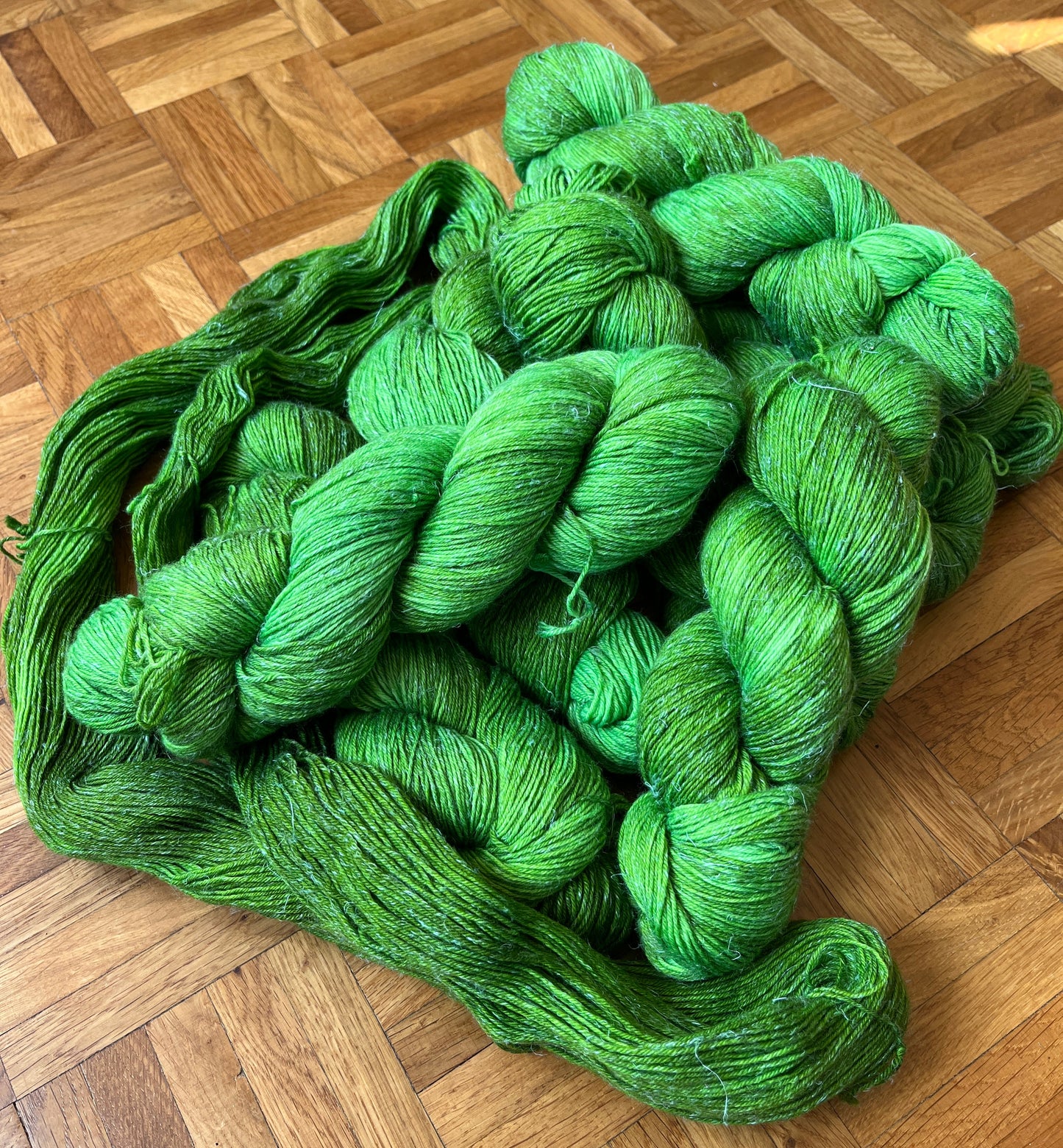 Simsalagrün Dornröschenschaf - Merino/Leinen