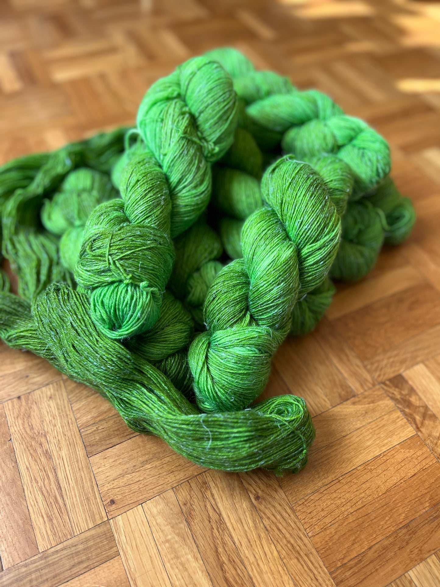 Simsalagrün Dornröschenschaf - Merino/Leinen