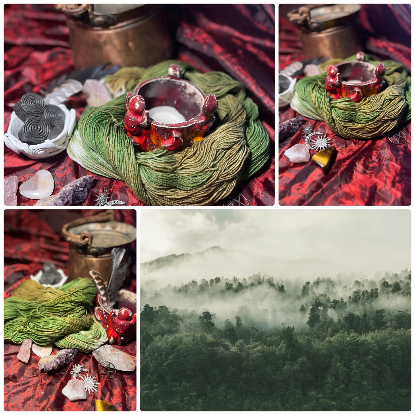 Grüner Nebel - Neumond im Skorpion Wolkenfüße